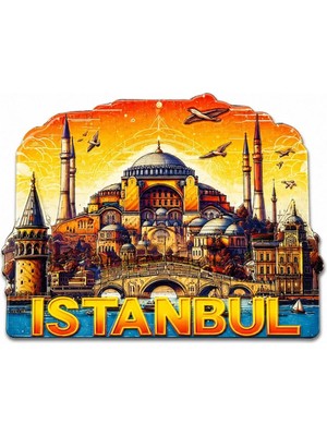Zamerya Istanbul Temalı Silikon Buzdolapı Süsü Magnet ALK5378