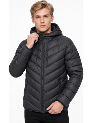 Loft Regular Fit Siyah Erkek Mont LF2043698