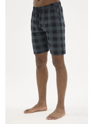 Çamaşır Kenti Kocabey 125 Ekose Tek Şort