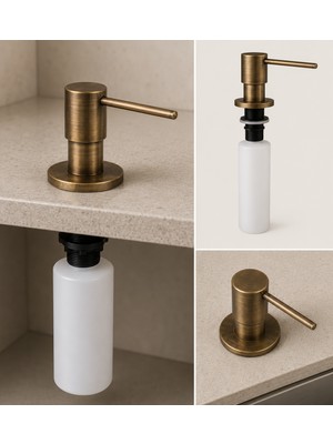 Titanium Design Antik Ankastre Sabunluk Mutfak/banyo