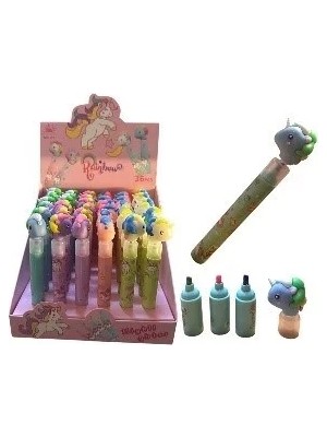 Unicorn Başlıklı Fosforlu Kalem