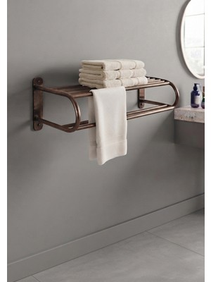 Titanium Design Antik Otel Tipi Raf Havluluk
