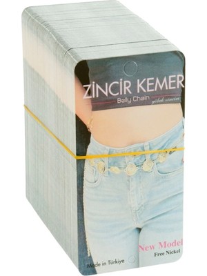 Zincir Kemer Kartı 200 Adet Nemere