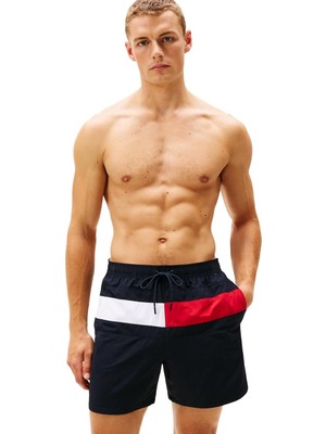 Happy Trend Tommy Hilfiger Erkek Uzun Ipli Yüzme Şortları