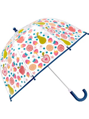 Happy Trend Stephen Joseph, Açık Renk Değişen Kabarcık Şemsiye, Kubbe Gölgelikli Toddler Kabarcık Şemsiye, Çocuk Rüzgar ve Yağmur Koruma Şemsiyesi, Meyve, Meyve