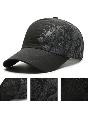 Happy Trend Valkyrie Dragon Nefes Alabilir Spor Şapka – Ayarlanabilir Outdoor Balıkçı Kamp Günlük Unisex Şapka