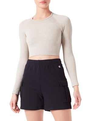 Happy Trend Champion Legacy Icons W - Spring Terry Cargo Bermuda Şort Kadın