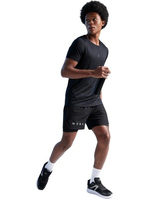 Happy Trend Defacto Erkek Defactofit Slim Fit Sporcu Dokuma Şort