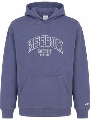 Reebok Sweatshirt Erkek Mavi Navarre Hoodıe