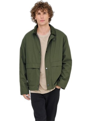 ShopINN Onskosmo Padded Jacket Otw Vd Erkek Yeşil Ceket - 22034856