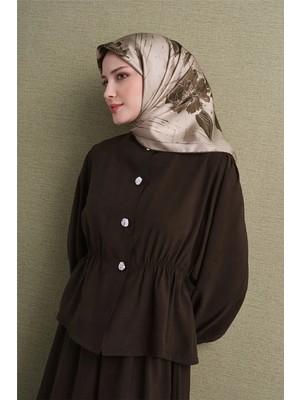 Armine Saf Ipek Twill Eşarp 9617D 56