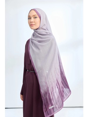 Armanda Elegant Harmony Lınora Desen Şal - Leylak