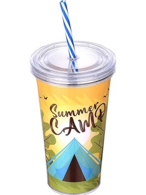 Eldenör Cool Lime Bardağı - Limeshake Bardak 600 ml
