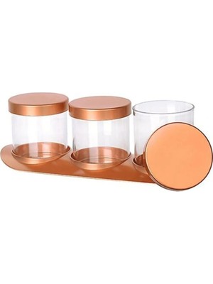 Eldenör Bronz Baharat Seti Lüx 3lü Set