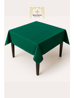 Sima Home Kadife Dokulu 140 cm x 140 cm Okey Oyun Masa Örtüsü