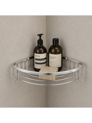 Titanium Design Krom Tekli Pirinç Duş Köşeliği/düzenleyici