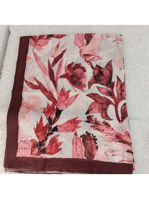 Hoaryage Soft Bambu Kraş Şal Koleksiyonu - Zengin Floral Desenler - 80X175 cm