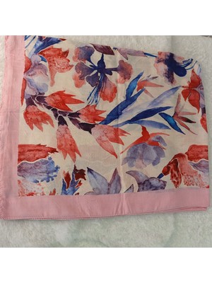 Hoaryage Soft Bambu Kraş Şal Koleksiyonu - Zengin Floral Desenler - 80X175 cm