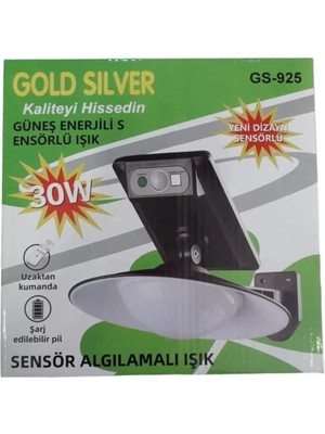 Güneş Enerjili Sensörlü Işık