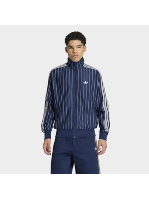 Adidas Firebird Pinstripes Erkek Mavi Ceket (KR7228)
