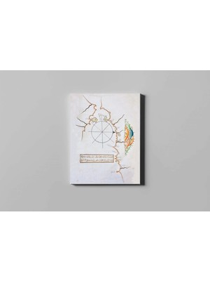 Fotolyo Piri Reis Kitab-I Bahriye Malıka ve Elmeriye Haritası