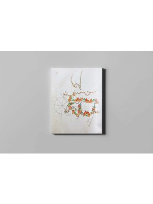 Fotolyo Piri Reis Kitab-I Bahriye Kav Risto Haritası
