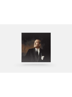 Fotolyo Atatürk Tablosu; Meclis Oturumu Sırasında. Renkli, Kare