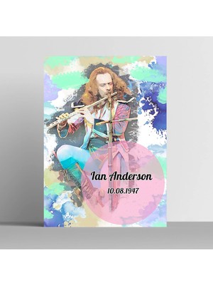Fotolyo Ian Anderson Sanatçı Illüstrasyonu Tablo