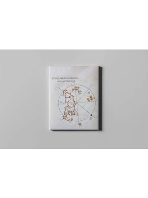 Fotolyo Piri Reis Kitab-I Bahriye Kerpe Adası Haritası 2
