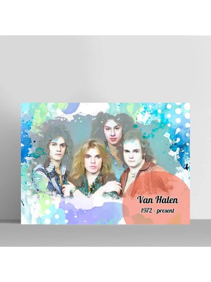 Fotolyo Van Halen Sanatçı Sanatçı Illüstrasyonu Tablo
