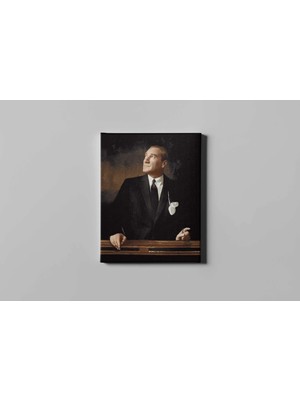 Fotolyo Atatürk Tablosu; Meclis Oturumu Sırasında. Renkli