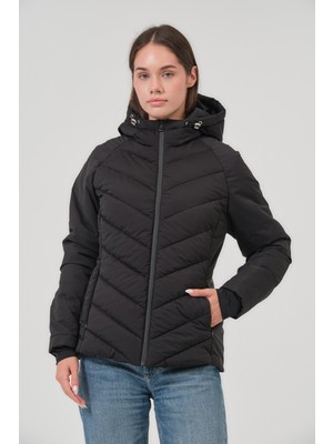 Pique SHAPEX KADIN MONT Kapüşonlu Kadın Şişme Mont