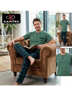 Kapitex Erkek Pijama Takımı L Beden