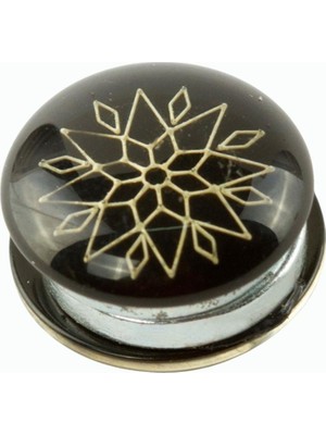Zero Land Glblseme Yıldız Kupa Eşarp Mıknatısı 1 Adet Siyah