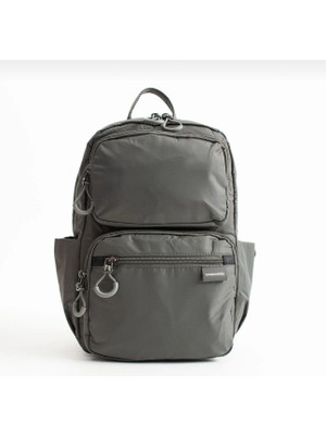 Sanmorris Unisex Suya Dayanıklı Paraşüt Kumaş 5 Bölmeli Laptop Bölmeli Sırt Çantası