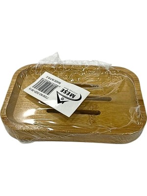 Royaleks Kare Bambu Katı Sabunluk