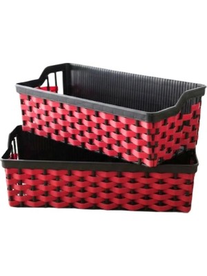 Royaleks 2'li Yapışkanlı Organizer Sepet