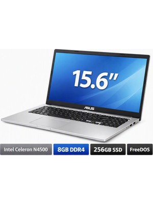 Shopwave Asus 15.6" Celeron N4500, Ddr4 8gb, 256GB Ssd, Freedos