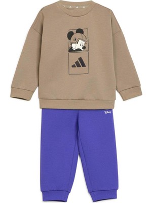 AKS3953 Adidas I Dy mm Jog Bebek Eşofman Takımı Haki