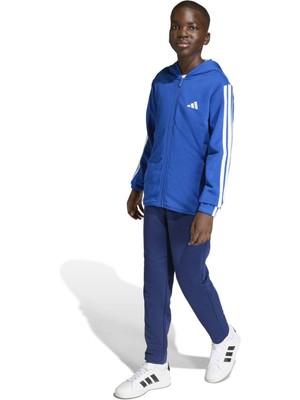 AKE0990 Adidas J 3s Ft Ts 220 Çocuk Eşofman Takımı Mavi