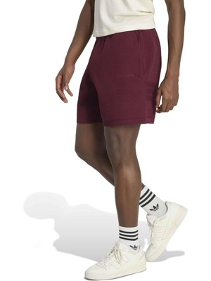 AKQ9413 Adidas Knıt Sho Erkek Şort ve Kapri Bordo