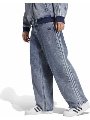 AKQ8853 Adidas Jeans Erkek Pantolon Mavi