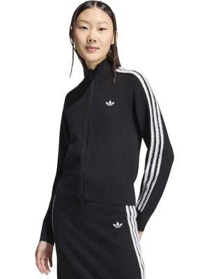AKS7366 Adidas Knıt Fb Tt Kadın Ceket Siyah