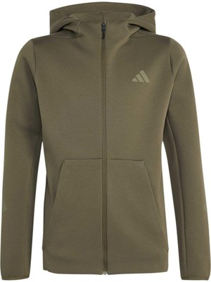 AKC9683 Adidas J Z.n.e. Fz Hd Çocuk Ceket Haki