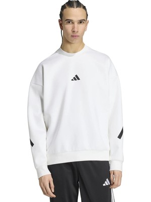 AKF3770 Adidas M Z.n.e. Crw Erkek Sweatshirt Beyaz