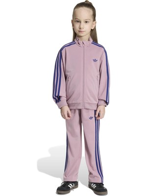 AHZ6597 Adidas Fırebırd Ts Çocuk Eşofman Takımı Mor