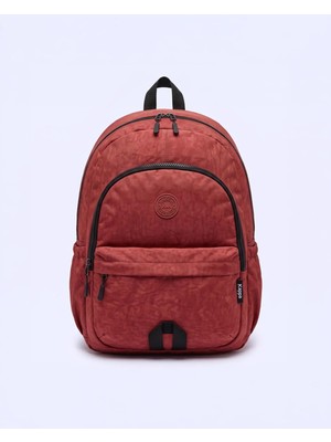 Kappa Authentic Campus Bag Unisex Koyu Turuncu Sırt Çantası