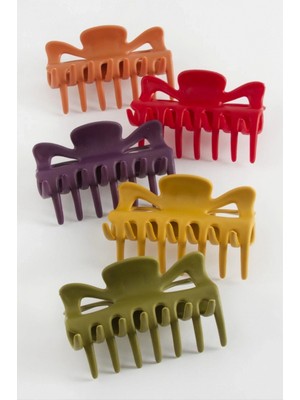 Marsilyan™- Tırpan Renkli Mandal Toka 8 cm