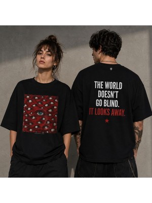 Leftist Everyone Saw. Oversize Organik Pamuk Unisex Tişört | Leftıst