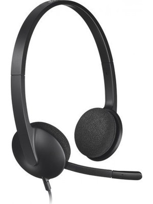 Ankaverse Logıtech H340 981-000475 USB Çağrı Merkezi Ofis Toplantı Konuşmacı Tipi Microfonlu KULAKLIK(1923)